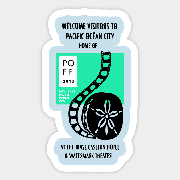 Pacific Ocean Film Festival Sticker by SpartanCell